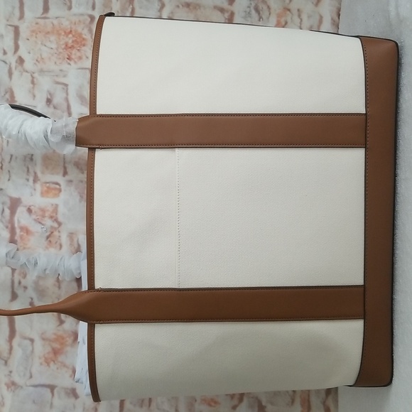 New kate spade Racing Stripe Canvas Tote Bag - Picture 6 of 14